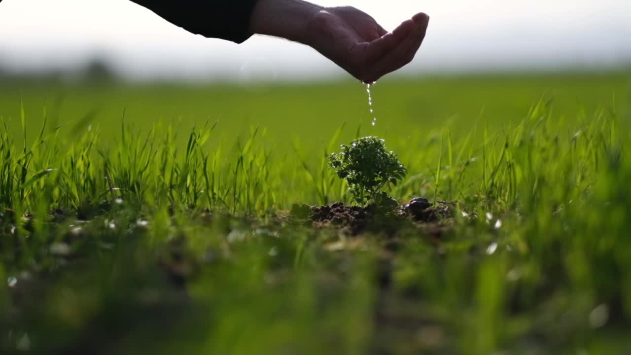 年轻的植物视频素材