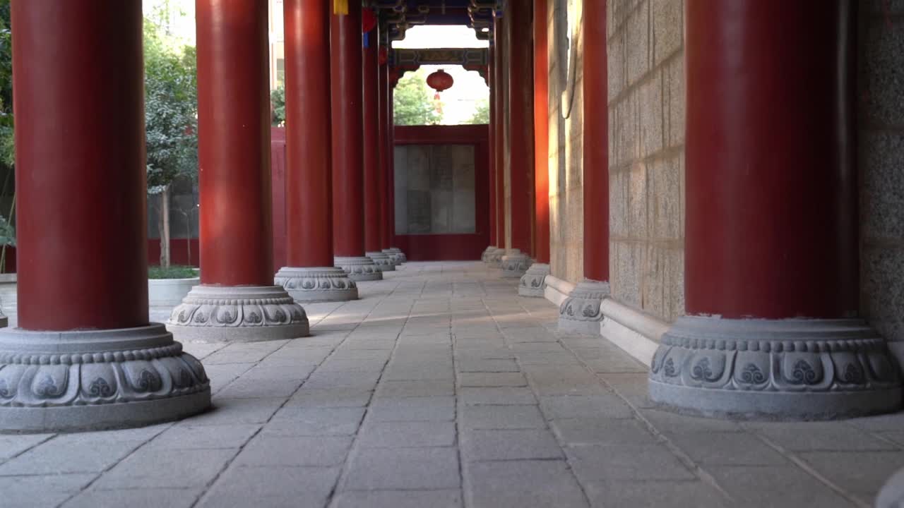 中国古建筑寺庙视频素材