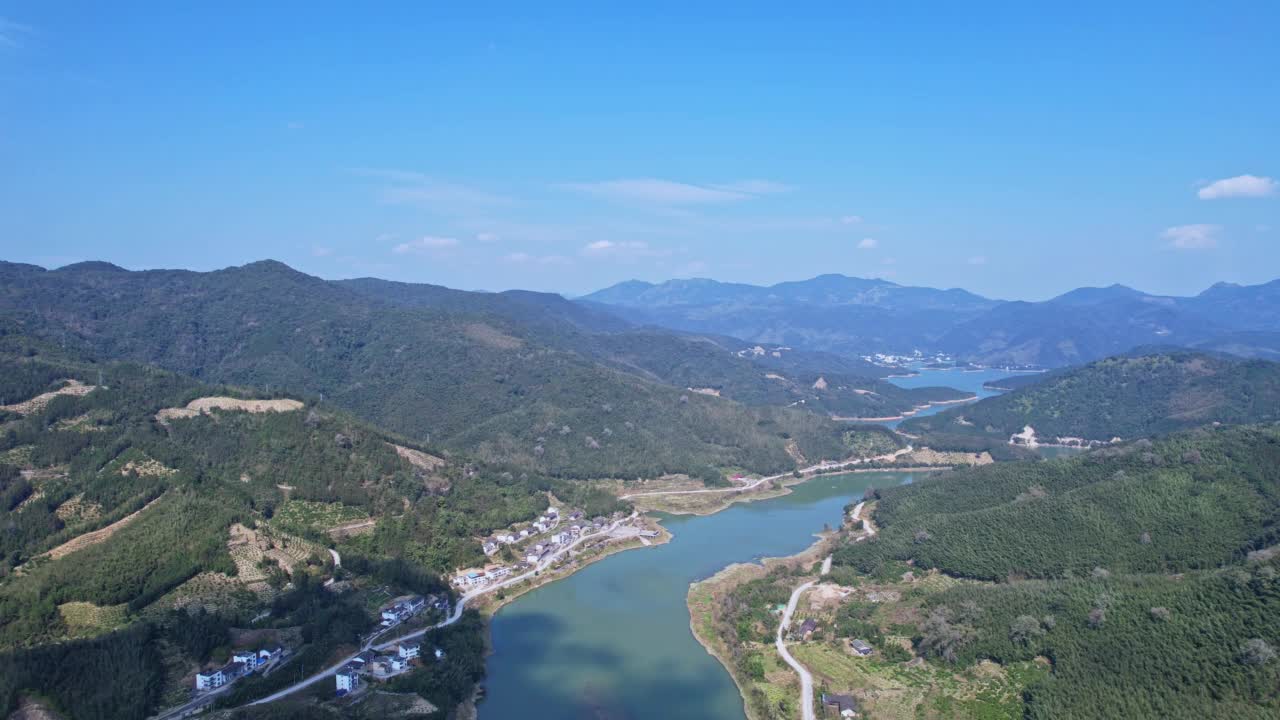 河流山谷视频素材