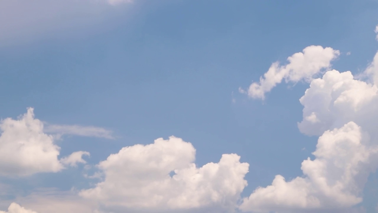 天空云层间隔拍摄视频素材