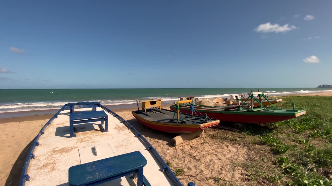 Boa Viagem海滩的景色视频素材