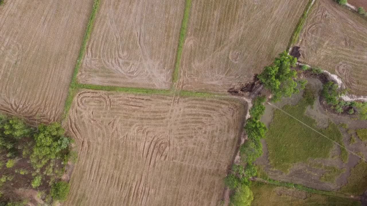 鸟瞰美丽的自然景观视频素材