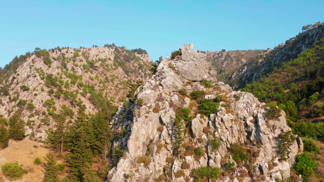 塞浦路斯的山脉视频素材