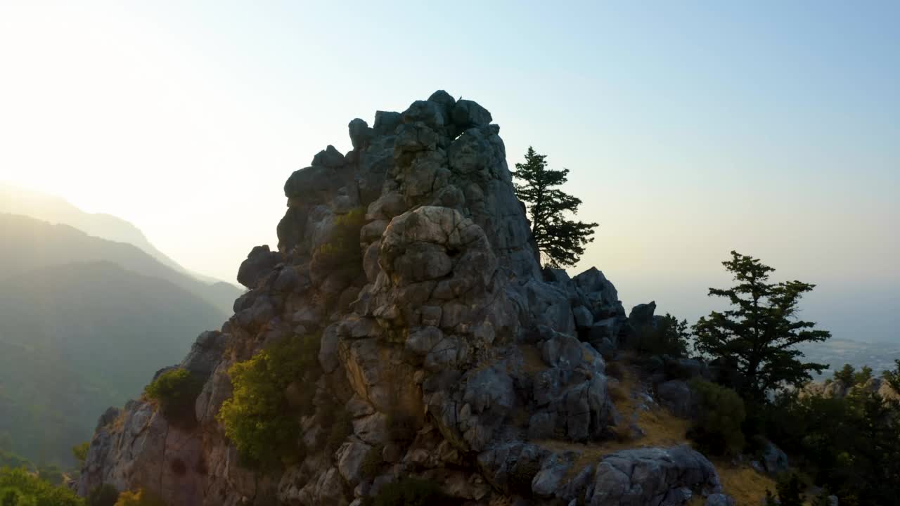 塞浦路斯的山脉视频素材