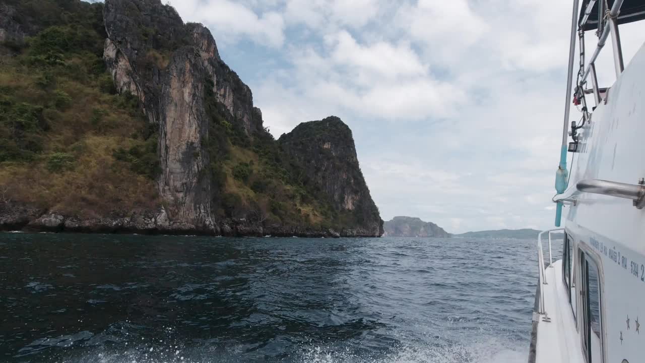 泰国皮皮乐快艇之旅视频素材