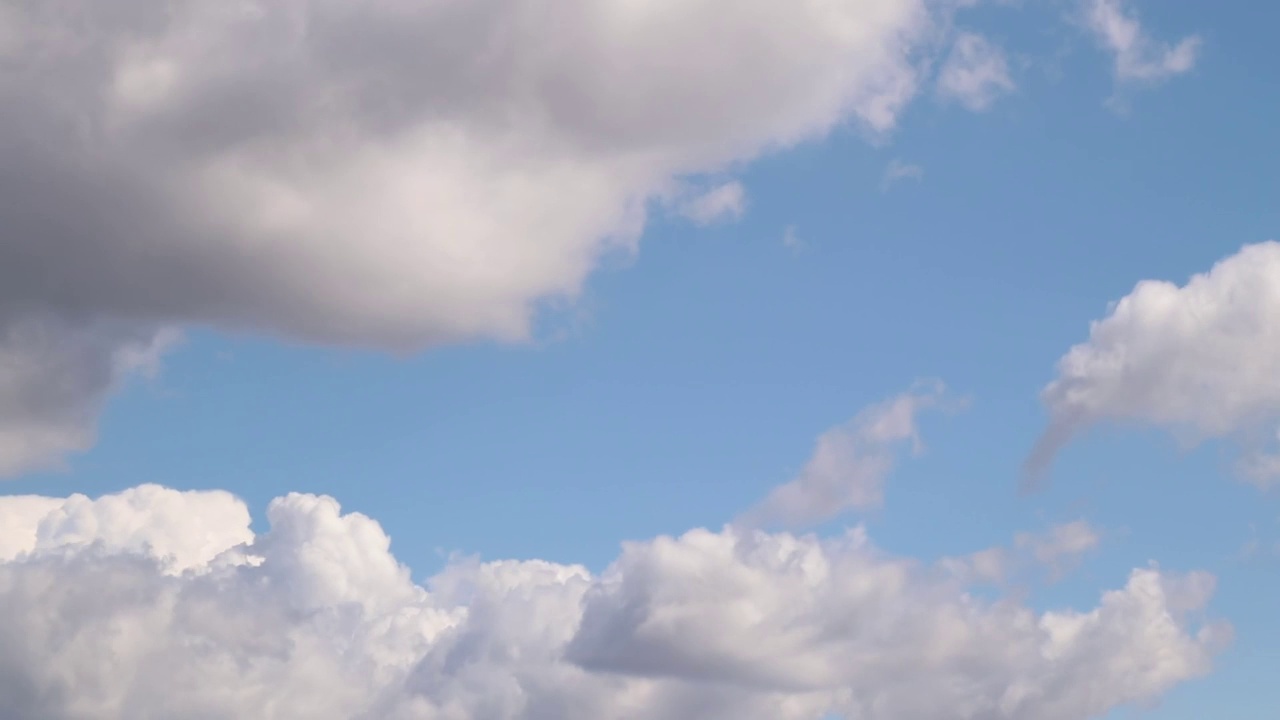 时间流逝，天空乌云视频素材