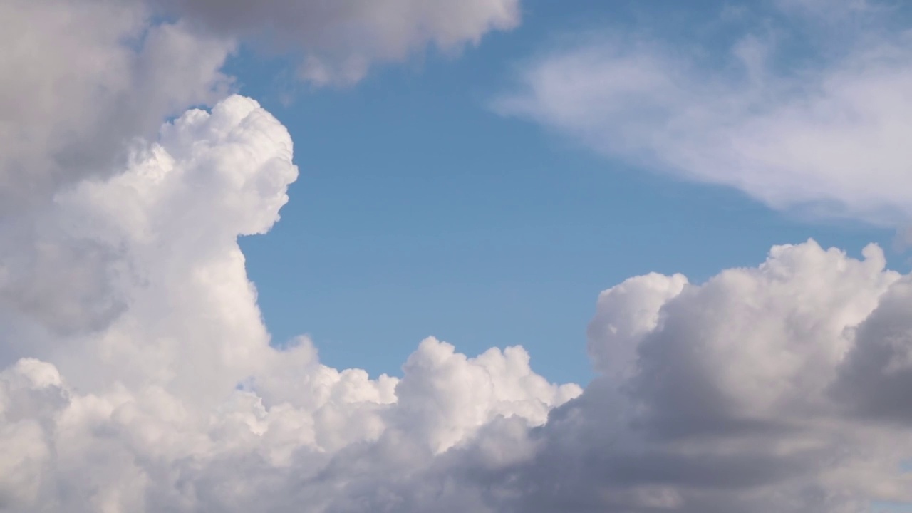 天空的云时间流逝，天空的云，天空的云时间流逝视频素材