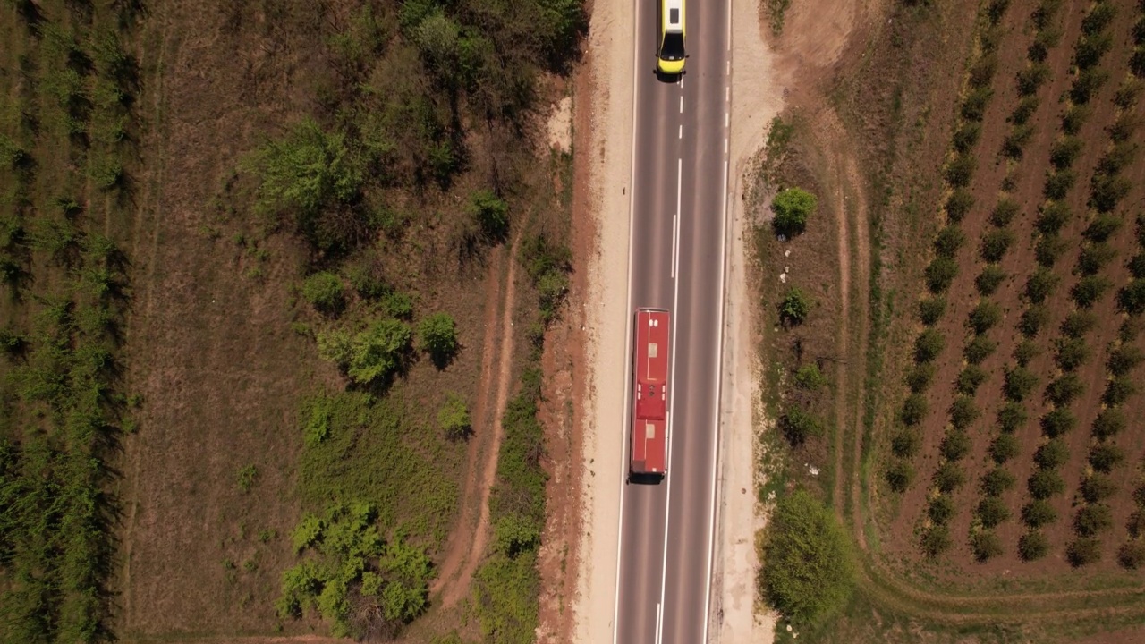 城际开放道路视频素材