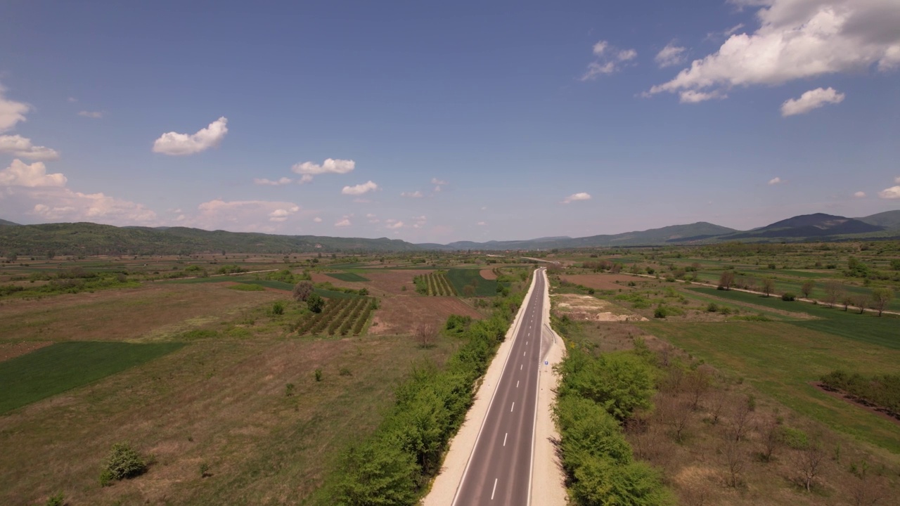 城际开放道路视频素材