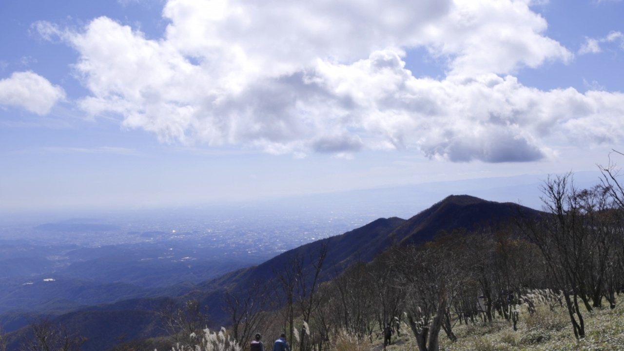 赤木山的山景视频素材