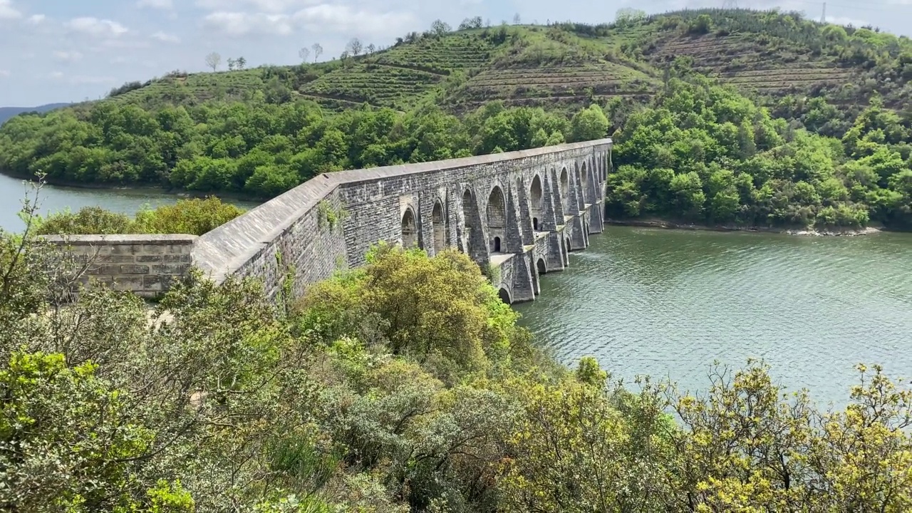 Mağlova Aqueduct - 伊斯坦布尔视频素材