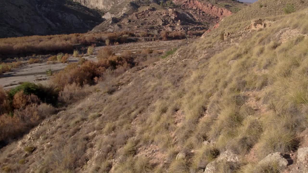 西班牙南部的多山景观视频下载