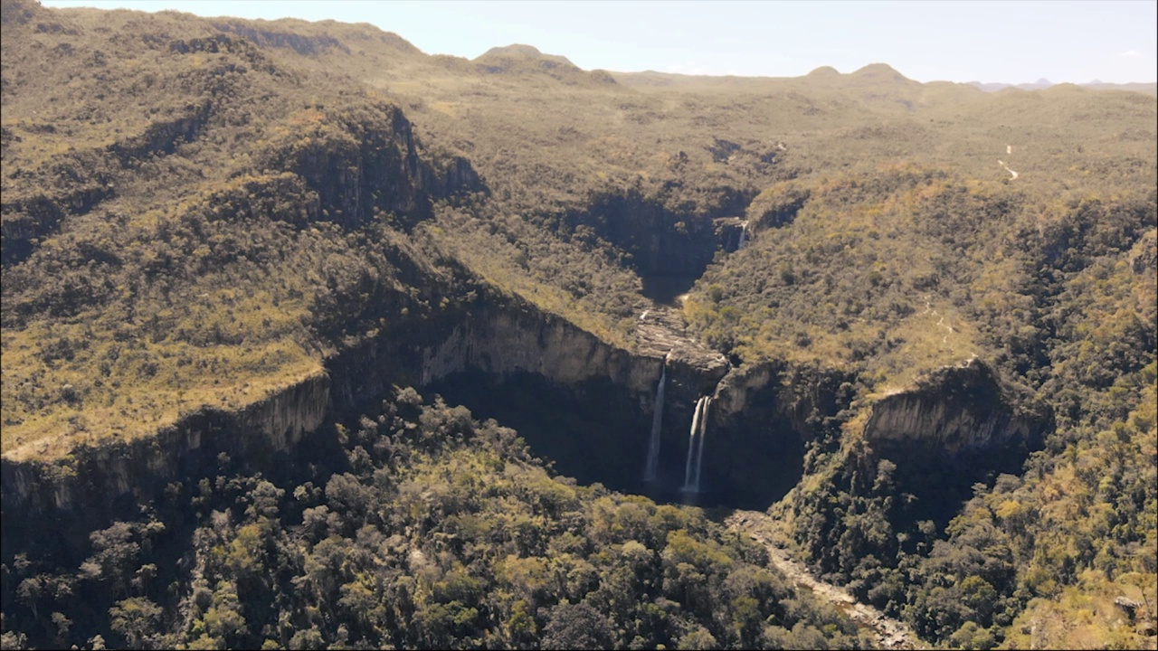 Veadeiros的Chapada dos Veadeiros视频素材