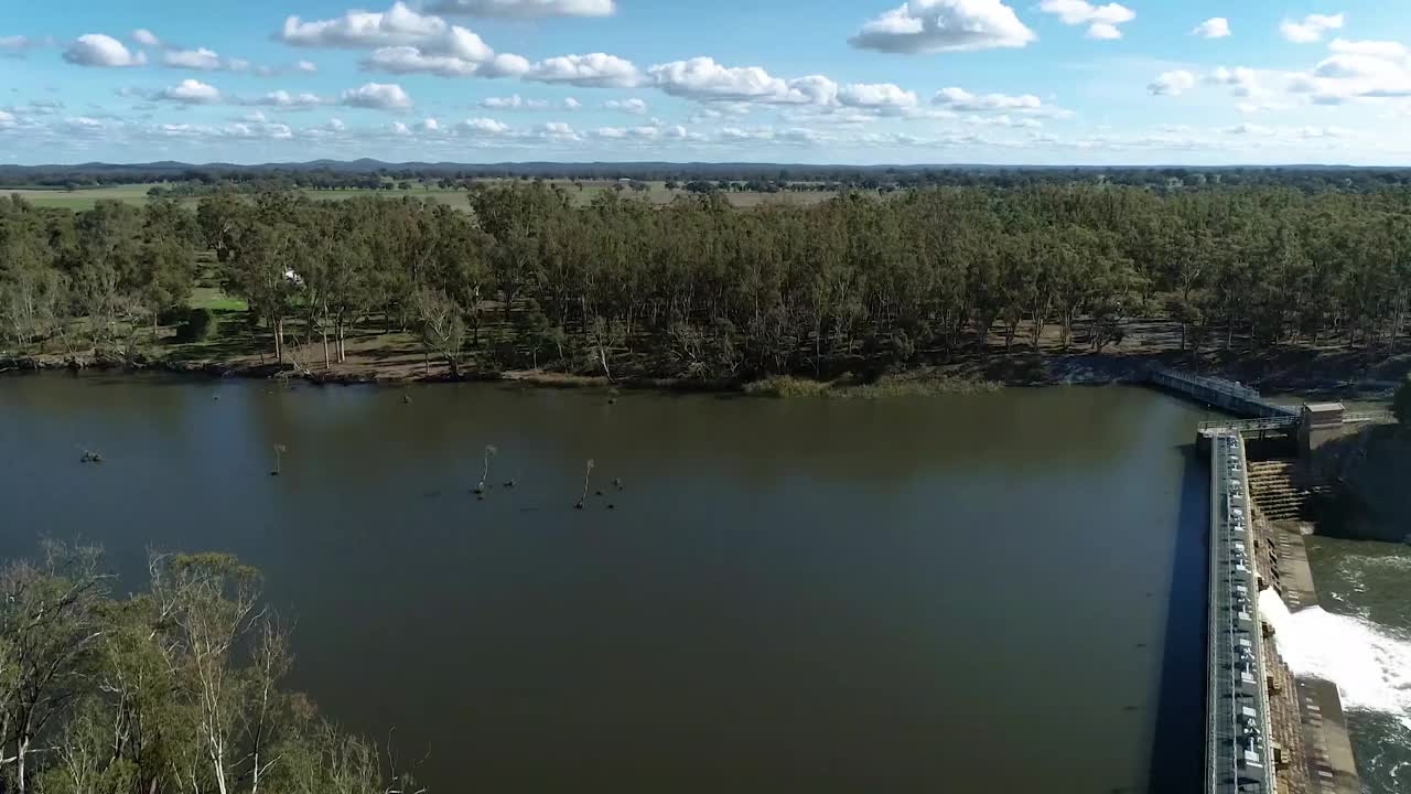 Gouburn堰空中视频素材