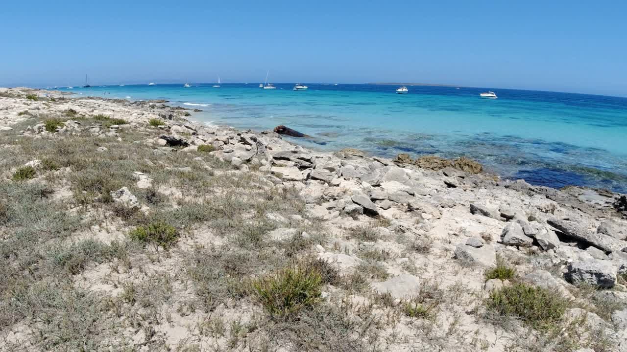 Formentera海滩视频素材