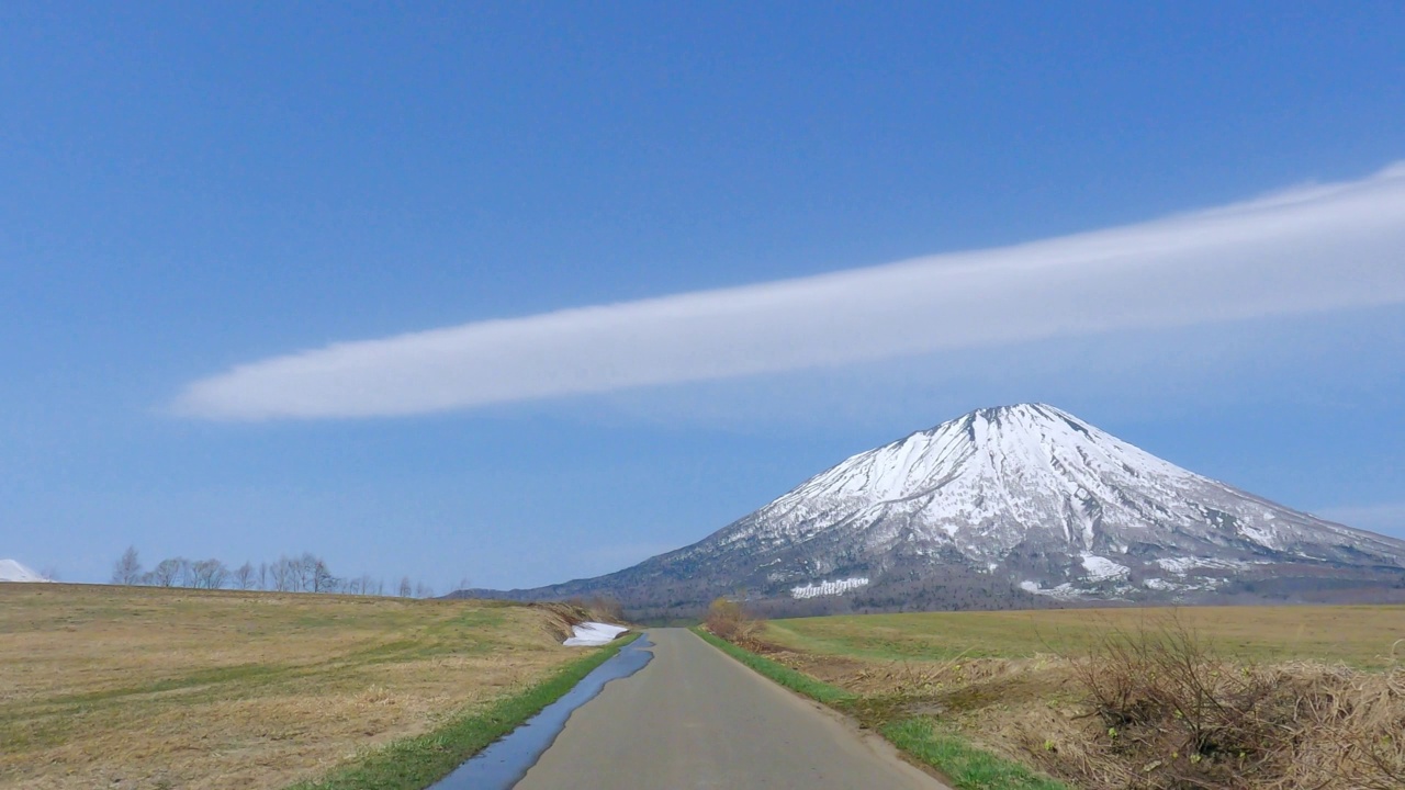 路(北海道二世子)视频素材