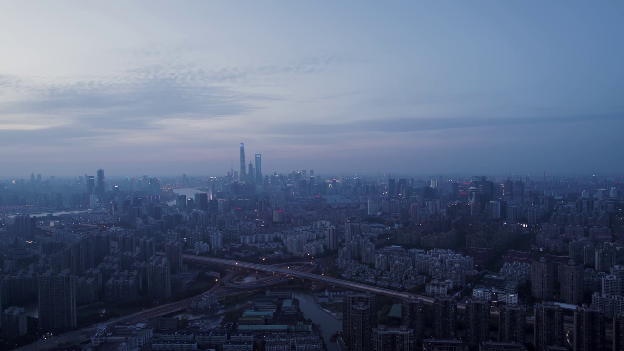 上海市区街景视频素材