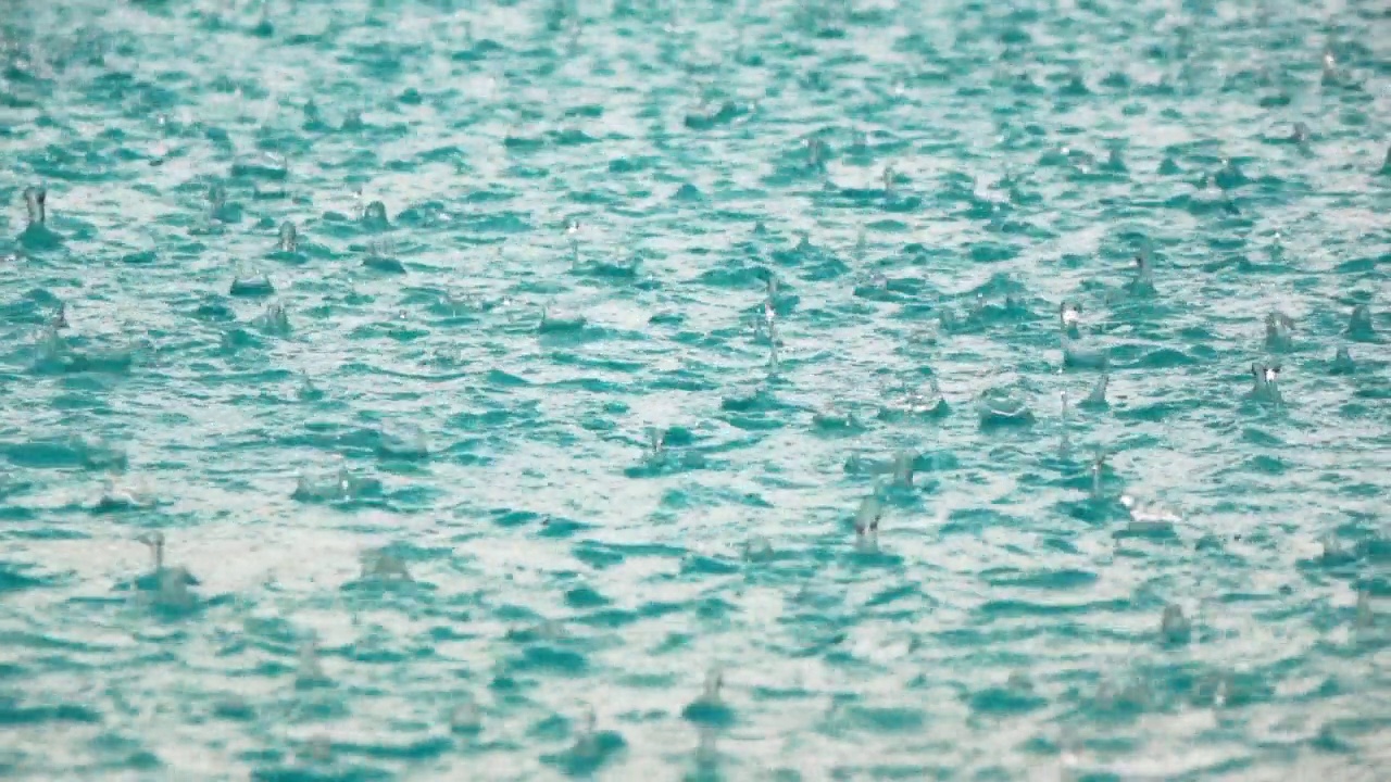 大雨滴视频素材