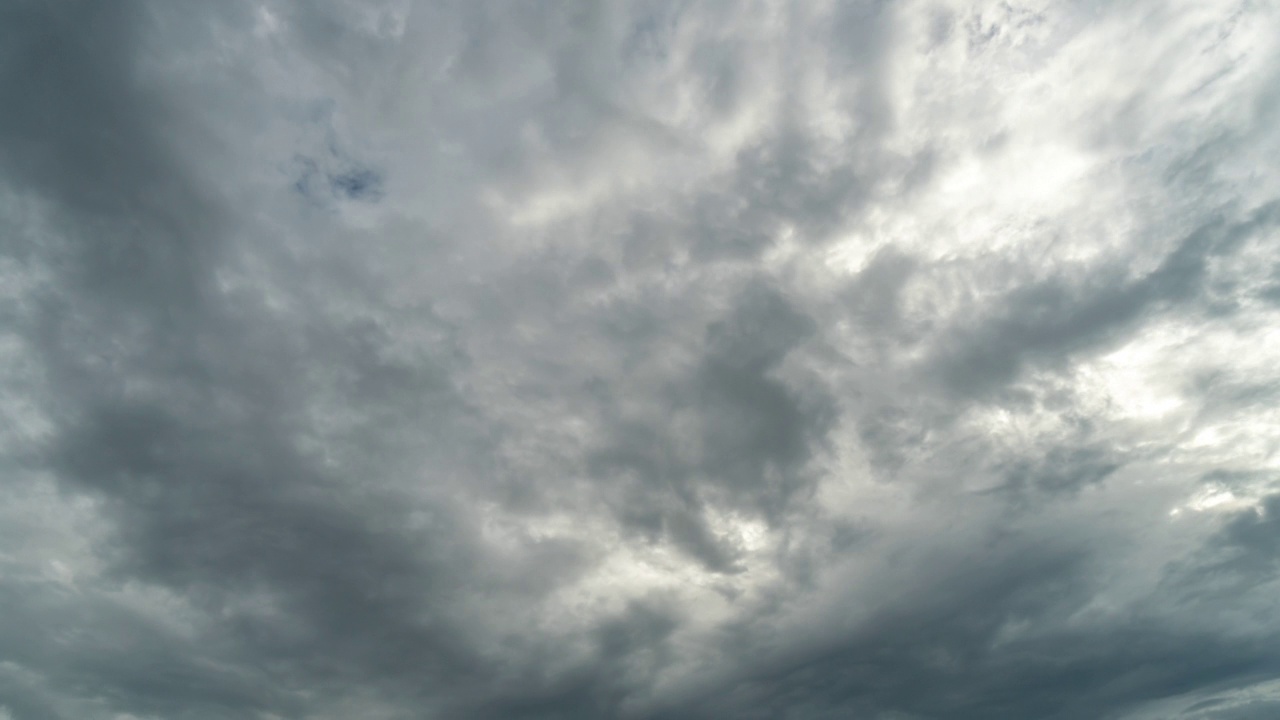 雨云和天空移动4K时间推移。视频素材