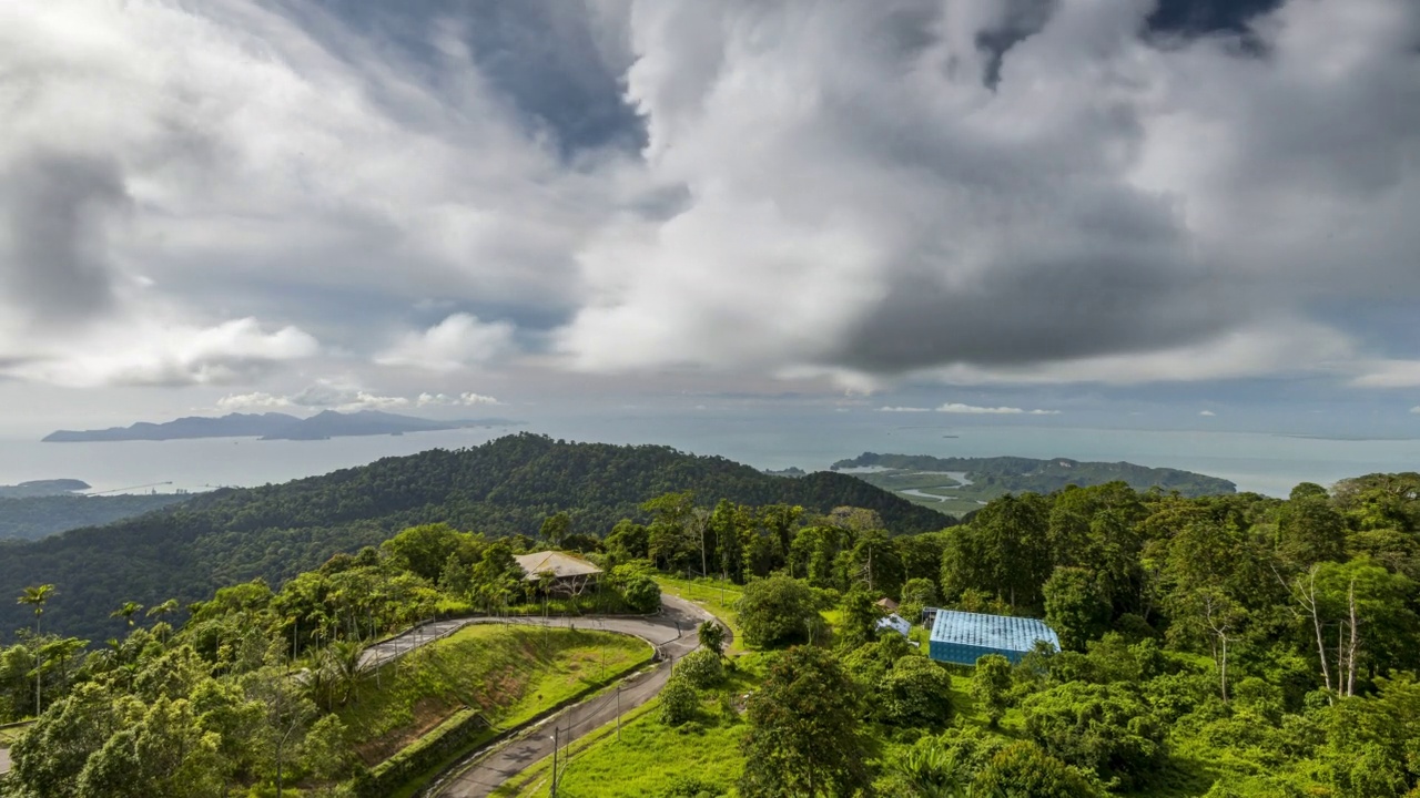 熔岩山时间跨度视频素材