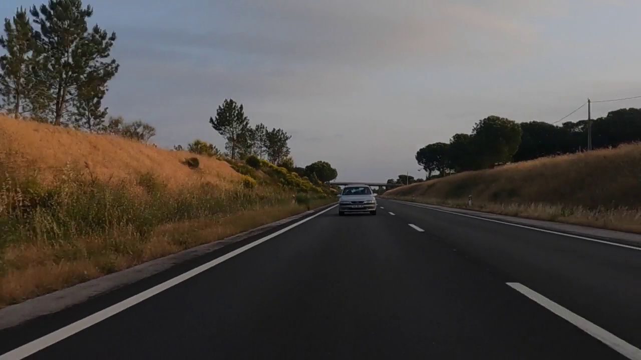 GoPro高速公路汽车旅行视频素材