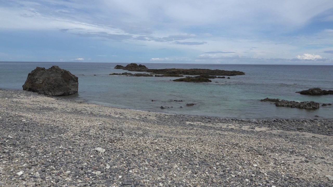 日本鹿儿岛屋久岛的海景视频素材