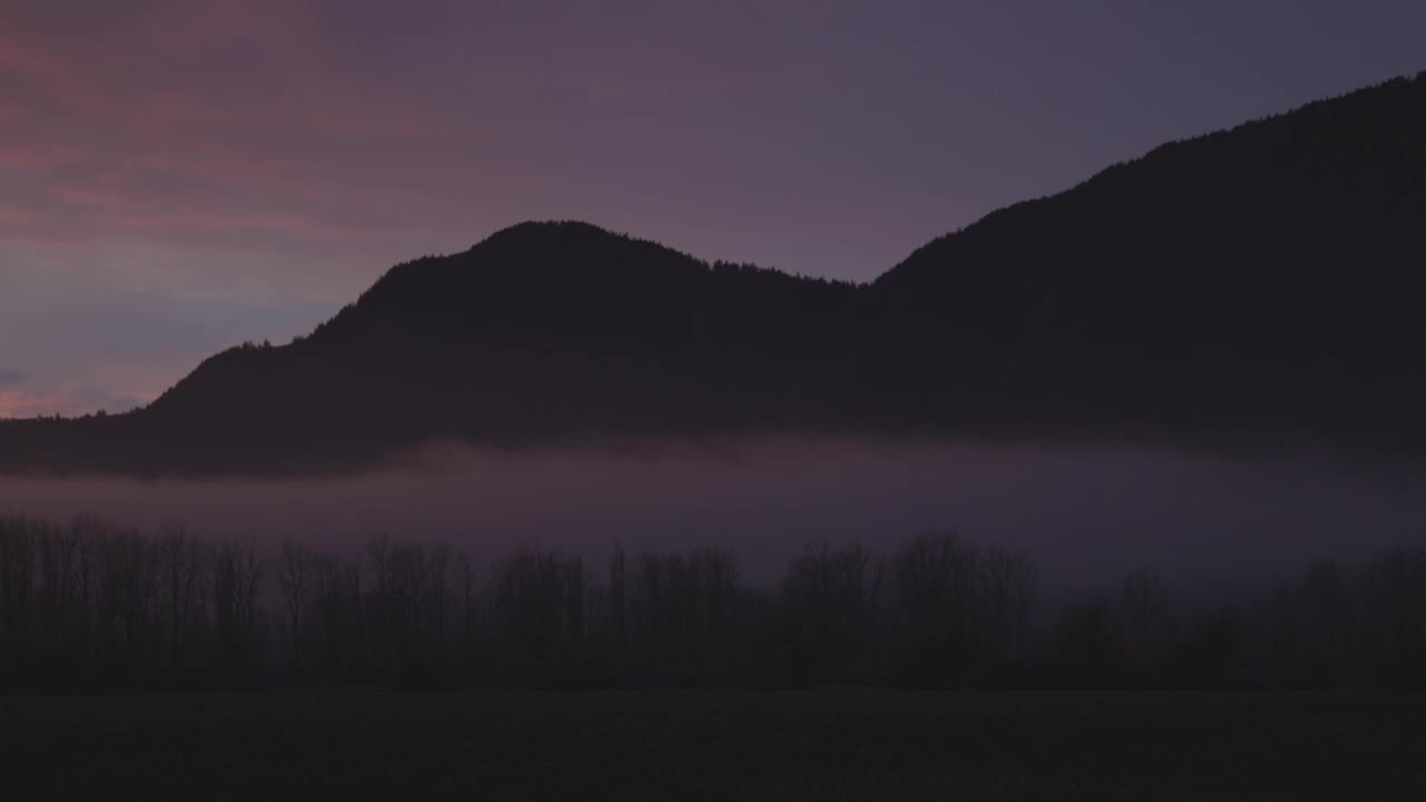 农田和加拿大山地自然景观视频素材