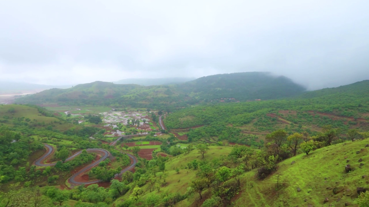 时间流逝的Amba Ghat, Kolhapur视频下载