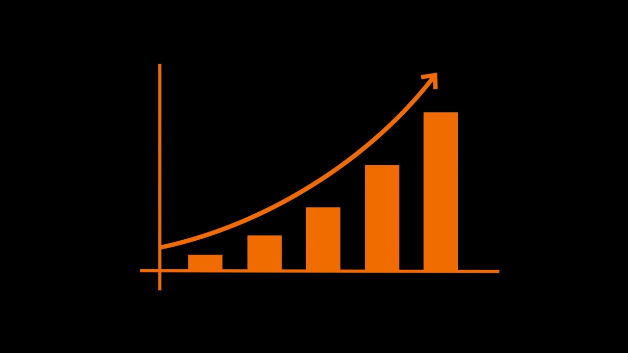 商业图表动画视频素材