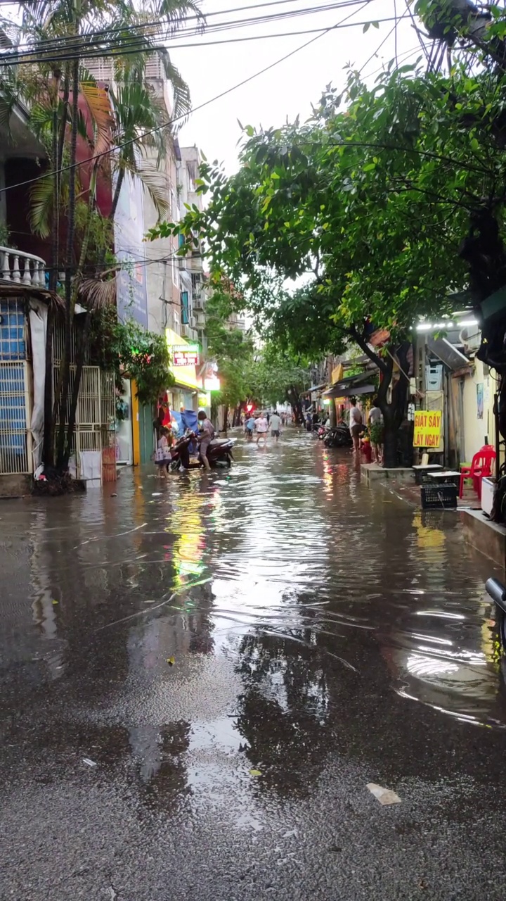 大雨后涉水视频下载