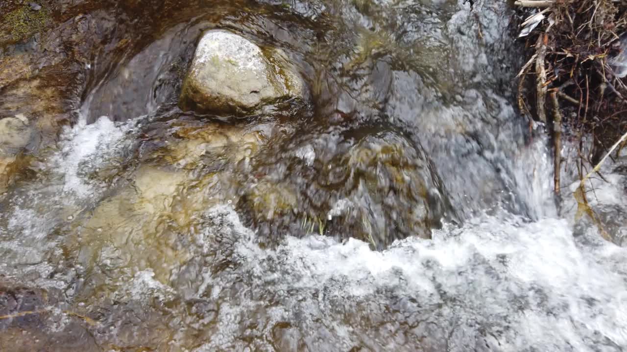 小溪流水视频素材