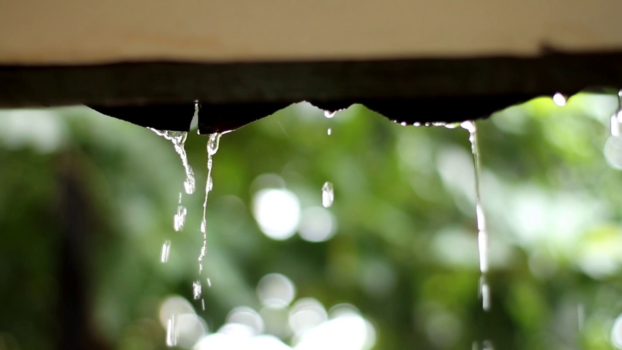 降雨视频素材