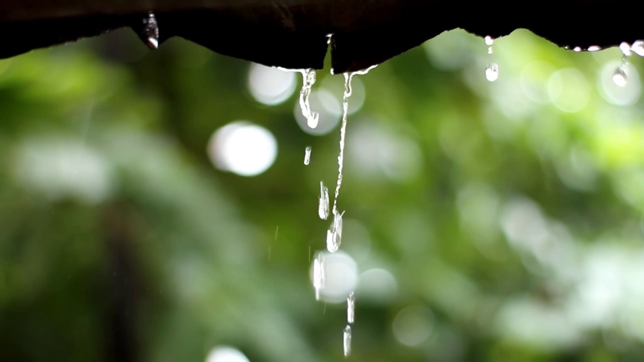 降雨视频素材