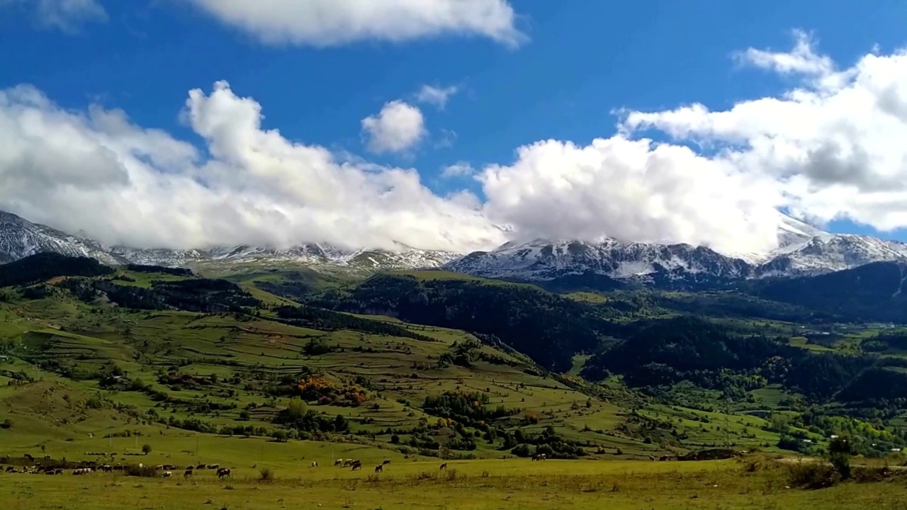 Yalnızcam山脉(土耳其)视频素材