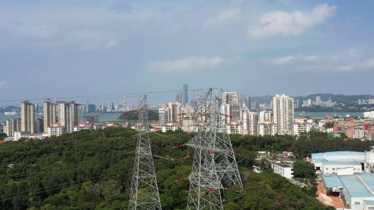 城市的天际线视频素材