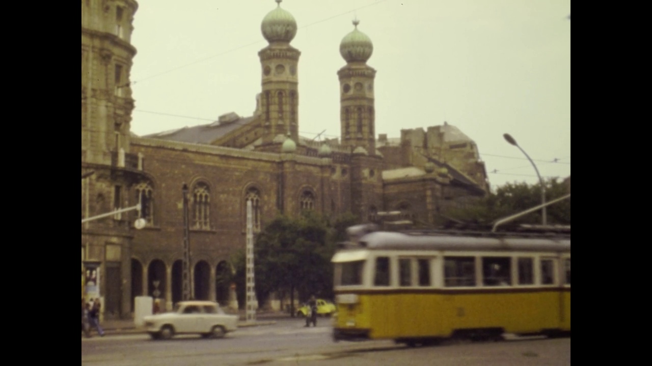 布达佩斯1978年，布达佩斯历史建筑视频素材