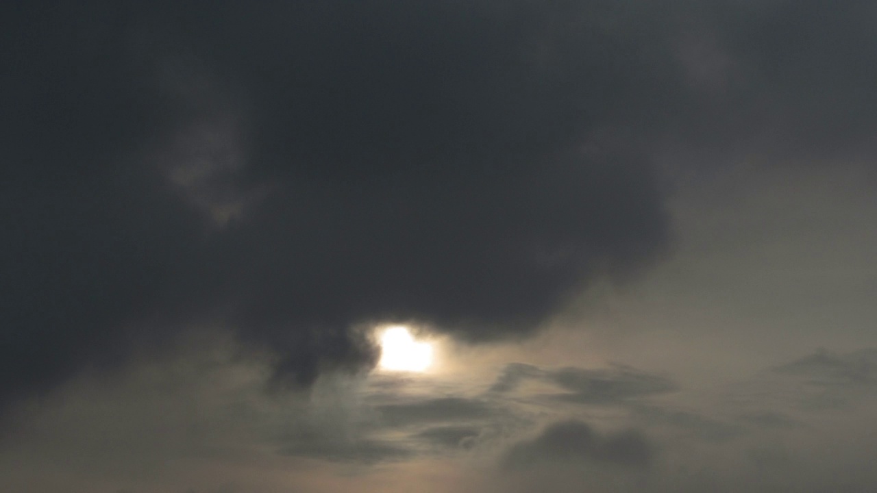 太阳阴霾视频素材