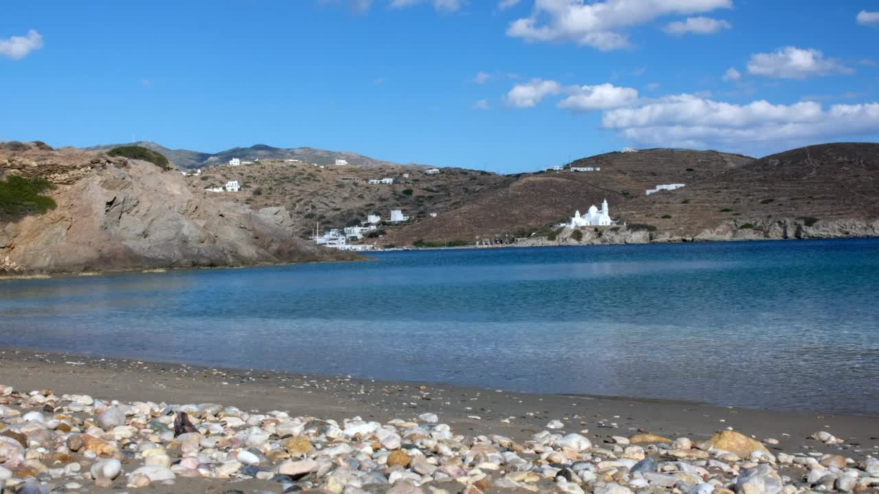 希腊的海滩视频素材