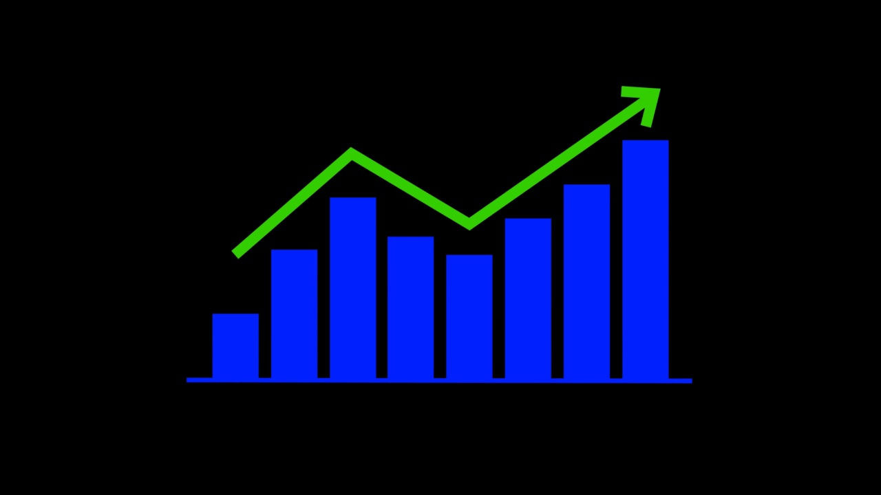 商业图表动画视频素材