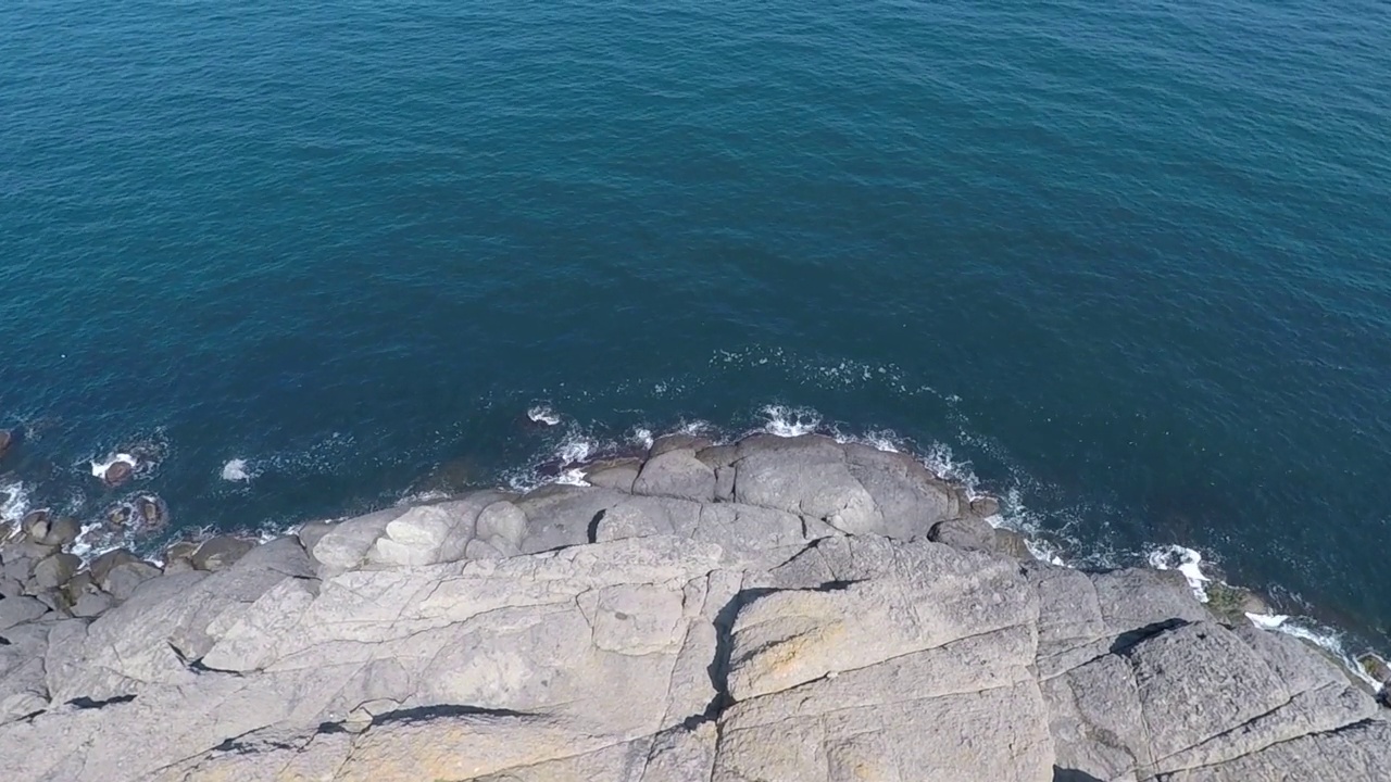 空中悬崖和大海视频素材