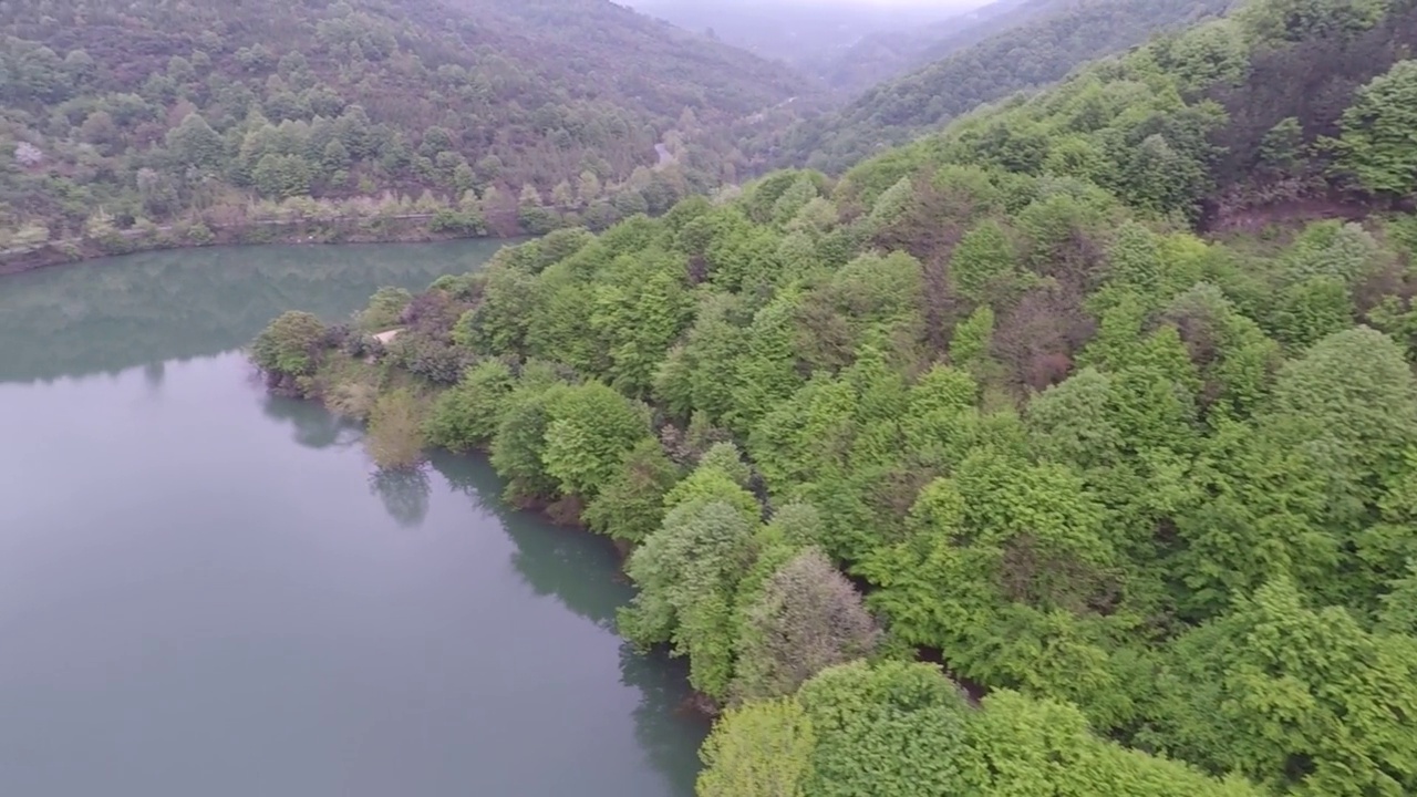 架空水库及水坝视频素材