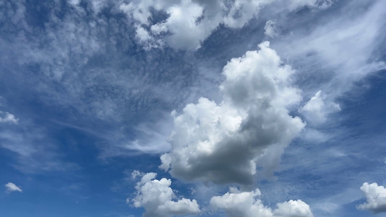 美丽的天空云。很棒的天堂cloudscape。视频素材