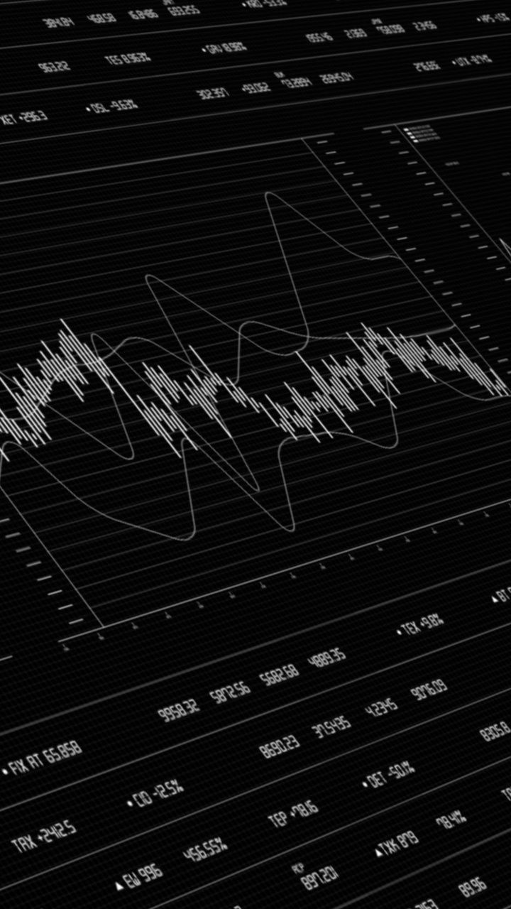 统计数据报告。4 k垂直的动画。视频素材