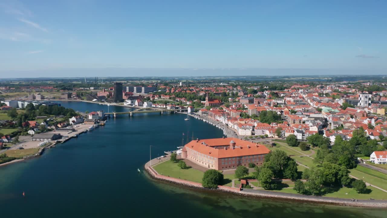 Sonderborg (Sønderborg)，丹麦视频素材