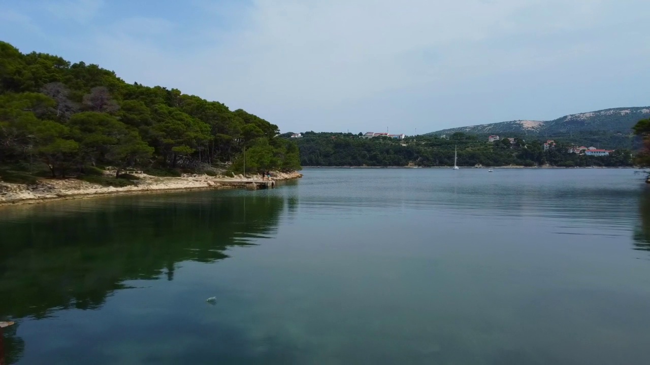 拉伯岛上的一个海湾视频素材