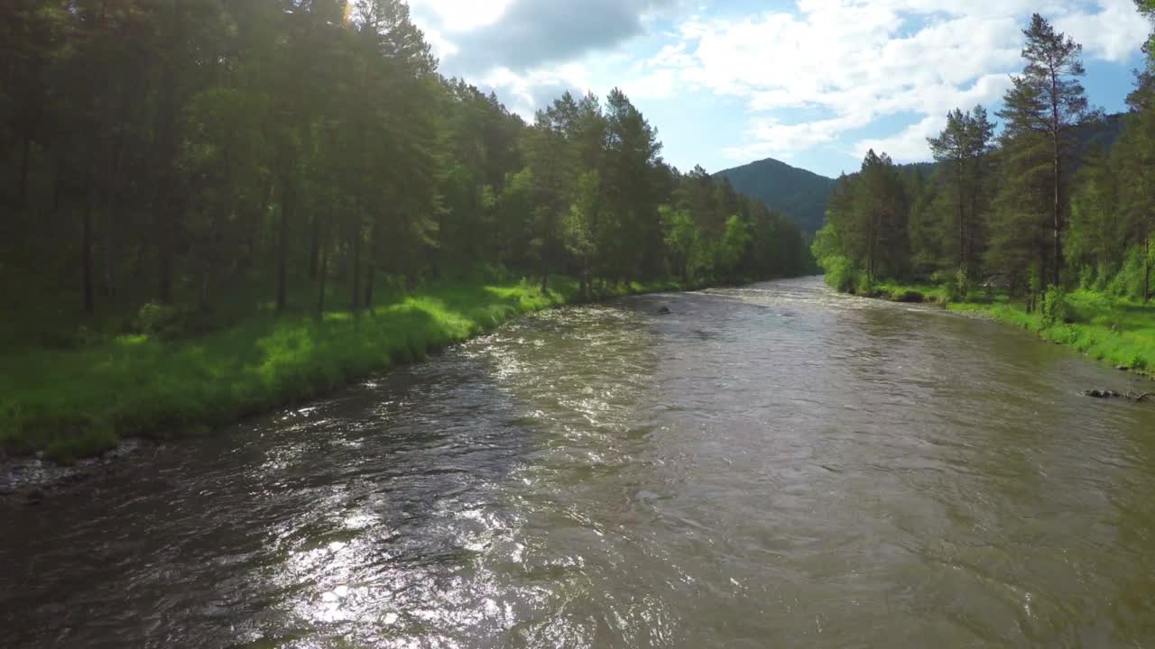 飞越山河视频素材