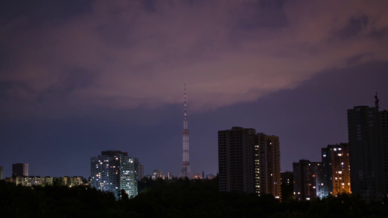 雷暴和闪电视频下载