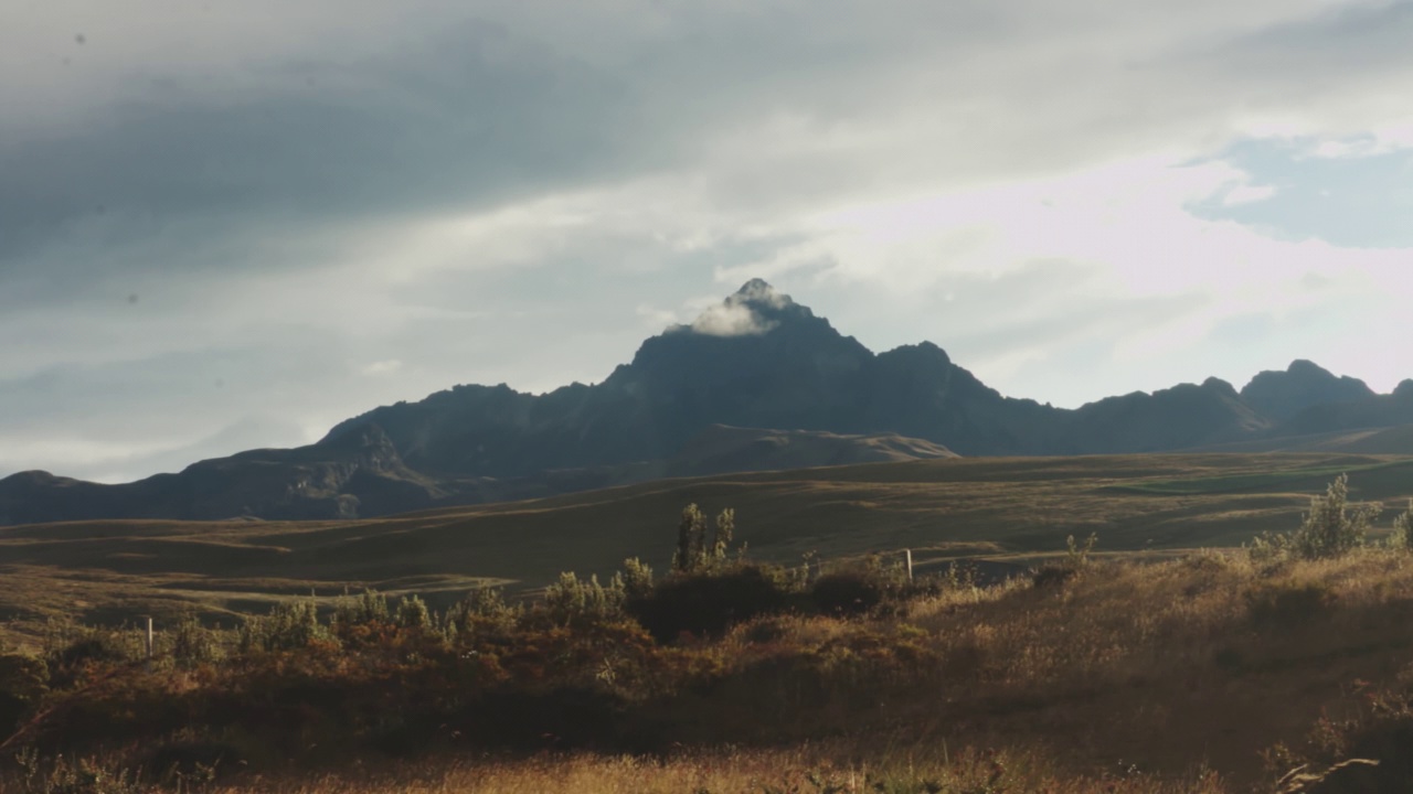 厄瓜多尔火山景观视频素材