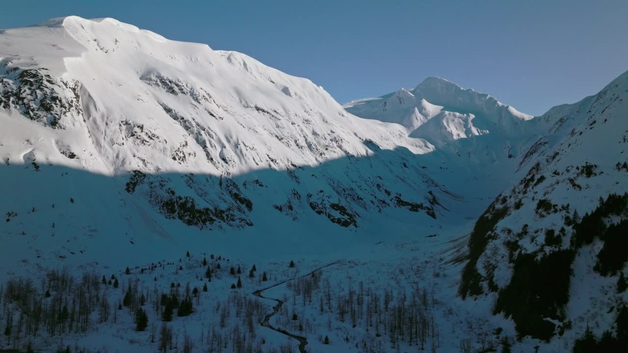 阿拉斯加山脉视频素材