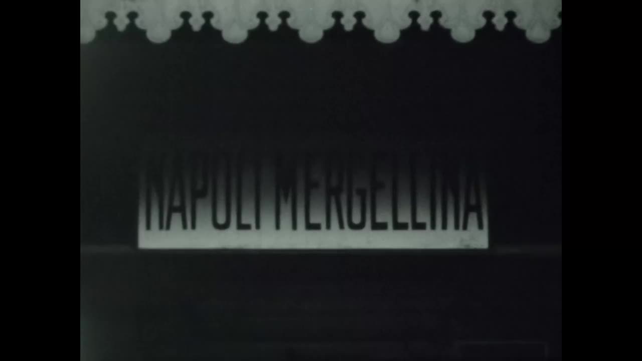 1958年，意大利那不勒斯火车站视频素材